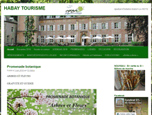 Tablet Screenshot of habay-tourisme.be